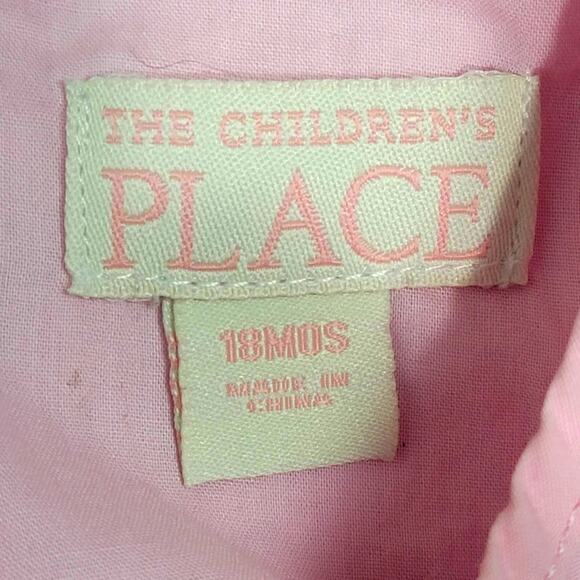 The Children's Place Pink Polka Dot Dress Size 18mo - Picture 4 of 10
